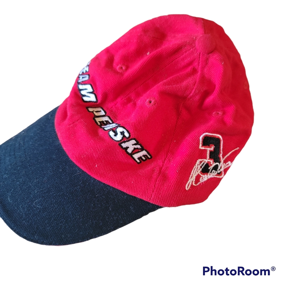 NASCAR RED AND BLACK HAD WITH VELCO STRAP